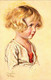 ART DÉCO / JUGENDSTIL - ENFANT / CHILD : 2 CARTES POSTALES / 2 POSTCARDS - SIGNED : MAXIM TRÜBE ~ 1910 - '915 (aj272) - Truebe, Maxim