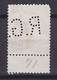 Belgium Perfin Perforé Lochung 'R.G.' 1905 Mi. 71, 10c. Leopold II. (2 Scans) - 1863-09