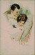 MONESTIER SIGNED 1910s POSTCARD - COUPLE - N. 807/5 (2694) - Monestier, C.