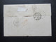 Delcampe - Italien 1868 Nr.26b (2) Waagerechtes Paar! Von Milano - Nantes PD Und Roter K2 Italie AMB M. Cenis Faltbrief Mit Inhalt - Poststempel