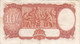 BILLETE DE AUSTRALIA DE 10 SHILLINGS AÑOS 1939-52 SERIE A   (BANKNOTE) - 1913-24 Commonwealth Of Australia