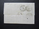 Delcampe - Italien 1869 Nr.26 (2) Von Napoli - Tournon Stempel PD Und Schwarzer K2 Italie AMB Lyon Faltbrief Mit Inhalt - Marcophilie