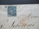 Italien 1868 Napoli - Grenoble Stempel PD Und Roter K2 Italie St. Michel Faltbrief Mit Inhalt Nachträglich Sage Aufgekle - Poststempel