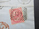 Italien 1866 Michel Nr.20 EF San Remo - Nice Stempel PD Und Roter K2 Italie 1 Menton Faltbrief Mit Inhalt - Marcophilie