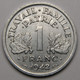 1 Franc Francisque Lourde 1942, Aluminium - Etat Français - 1 Franc