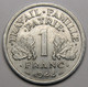 1 Franc Francisque 1944 C (Castelsarrasin) , Aluminium - Etat Français - 1 Franc