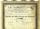 Titre Ancien - La Samaritaine - Société S - Titre De 1908  COTATION 50 EUROS REFERENCES ET HISTORIQUE - Otros & Sin Clasificación