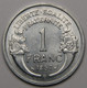 1 Franc Morlon 1957 B (Beaumont-le-Roger), Aluminium - IV° République - 1 Franc