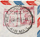 NEW ZEALAND - AIR MAIL COVER TO U.K.1952 / RED METER / EMA - Briefe U. Dokumente