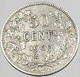 50 Centimes - Léopold - Belgique - 1909 - Argent - TB + - - 50 Cent