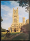 1992 UK Great Britain Ely Cathedral Postcard Sent Peterborough To Scotland Without Stamps - Ely