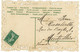 Promo Avril 1908 Superbe Carte Gaufrée Avec Semeuse 5c N° 137 Vers Montpellier Rue Du Bayle - 1er Avril - Poisson D'avril