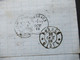Delcampe - Belgien 1869 Nr.16 EF Auslandsbrief Bruxelles - Bordeaux Rauten Nr. Stempel / PD / Belg AMB Quievrain Faltbrief Inhalt - 1865-1866 Profilo Sinistro