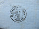 Delcampe - Belgien 1878 Nr.29 EF Auslandsbrief GAND - Saint Dié Roter K2 Belg. A Erquelines / France Midi Faltbrief Mit Inhalt - 1869-1883 Leopold II