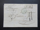 Russland April 1860 Ra1 P.35 Moscou - Lyon Transit Prusse 3 Valenciennes über Paris Faltbrief Mit Inhalt - Cartas & Documentos