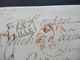 1830 Niederlande / Pays Bas Rote Stempel K1 Doornik / L1 L.P.B.1 R Und Schwarzer Ra3 Pays Bas Par Lille Nach Beaune - ...-1852 Vorläufer