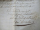 Delcampe - 1830 Niederlande / Pays Bas Rote Stempel K1 Doornik / L1 L.P.B.1 R Und Schwarzer Ra3 Pays Bas Par Lille Nach Beaune - ...-1852 Prephilately