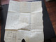 Delcampe - 1833 Belgien Auslandsbrief Gand - Bezier Ra3 Belgique Par Lille Und L1 L.P. B 2 R Faltbrief Mit Inhalt - 1830-1849 (Independent Belgium)