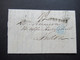 Frankreich 1829 Paris Und London Stempel L1 Port - Paye Und 60 P.P. J Faltbrief Mit Viel Inhalt! - Entry Postmarks