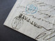 Frankreich 1829 Paris Und London Stempel L1 Port - Paye Und 60 P.P. J Faltbrief Mit Viel Inhalt! - Marques D'entrées