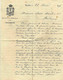 1879 NAVIGATION ARMATEUR Italie   RUBITTANO OFFRE DE SERVICE Service Postal Rubattino Marseille => Adet Seward Bordeaux - Italy