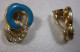 Orecchini Strass Bigiotteria  Vintage H 1,8 Cm - Earrings