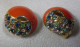 Orecchini Strass Bigiotteria  Vintage Ø  Cm. 2 - Earrings