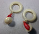 Orecchini Beat Plastic  Bigiotteria  Vintage Ø  Cm. 2,5 - Boucles D'oreilles