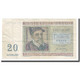 Billet, Belgique, 20 Francs, 1950, 1950-07-01, KM:132a, TTB - 20 Francs