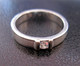 ITALIAN 18K (750) 3.8gr WHITE GOLD RING WITH VS1 0.2ct DIAMOND - FREE WORLD WIDE SHIPPING - Bagues