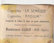 Cigarettes - Tabacs  LA SEMEUSE Cigarette RADIUM  BONE  - Société Des Tabacs  Algériens - Other & Unclassified