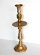 MAGNIFIQUE ANCIEN GRAND BOUGEOIR FLAMBEAU EN BRONZE DORÉ - STYLE DIRECTOIRE – XVIIIeme 34cm           (0507.1) - Candelabri E Candelieri