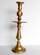 MAGNIFIQUE ANCIEN GRAND BOUGEOIR FLAMBEAU EN BRONZE DORÉ - STYLE DIRECTOIRE – XVIIIeme 34cm           (0507.1) - Candelabri E Candelieri