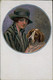 MONESTIER SIGNED 1910s POSTCARD - WOMAN & DOG - N.36/5 ( 2793/3) - Monestier, C.