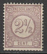 Nederland NVPH 33 Cijferzegel 1876 MH Ongebruikt - Nuovi