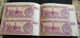 IRAQ 2002 , Rare Item , A Complete Page ( 4 Notes) Of The 10000 DINARS , Pick 89 , Unc - Iraq