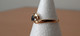 Delcampe - Moderne Ring In Geelgoud 18 Karaat Safier/diamant - Bagues