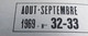 22-A REVUE RADIO-MODELISME  ELECTRONIQUE ANIMATION N°32/33 De AOUT SEPTEMBRE 1969 , TRES BON ETAT , COMPLET - Modelli Dinamici (radiocomandati)