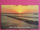 Visuel Pas Très Courant - USA - Florida Keys - Sunset Over Bahia Honda Bridge - R/verso - Key West & The Keys