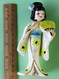 Vintage Figurine Asian Woman Geisha 5.5 X 13 Cm - Very Rare. Collectible - Personnages