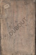 Delcampe - Brugge/GENT - Calendarium St. Bavo Kathedraal - 1813  (W132) - Oud