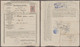 AGRICULTURE Animal Passport PEST County SZENTENDRE - 1913 Hungary Romania  Serbia Slovakia KUK TAX REVENUE STAMP - Revenue Stamps