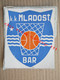 Montenegro, Yugoslavia / Basketball - KK MLADOST Bar ( Self-adhesive Vintage Old Sticker ) - Uniformes, Recordatorios & Misc