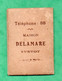 Mini Calendrier 1922 Pub De La Maison Delamare à Yvetot 24 Pages (format 3,5cm X 5cm) Pelurage Sur L ' Image 6 Scans - Petit Format : 1921-40
