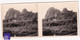 Roc Saint Vincent / Allier 1940s Photo Stéréoscopique 12,8x5,8cm Table D'Orientation Ruines Rocher Lavoine Sichon A70-66 - Stereo-Photographie