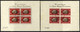 1949 UPU M/Sheet (2) Perf & Imperf Examples Both VFU, SG.MS1072 (Cat. £1800), Mi. Block 18A/B (Cat. £1150), The Imperf W - Non Classés