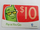 DOMINICA  $10,- PAY AS YOU GO  WITH TEXT DOMINICA RIGHT CORNER ** 9187 ** - Dominique