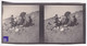 Saint-Sabin Les Pins 1922 Photo Stéréoscopique 17,8x8,2cm Loire Atlantique Plage Femme Enfants Jeu De Sable Mode C6-25 - Stereoscopic