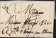 Lettre De Paris P Dans Triangle Pour Saint-Étienne-de-Tinée Je Pense Par Monaco Taxe Manuscrite 9 Biffée 10 - 1701-1800: Precursores XVIII