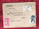 Fort-Lamy A.E.F. Tchad Français-N'Djamena-France(ex-colonie Protectorat)(1947)Lettre Recommandé Document☛Douala Cameroun - Storia Postale